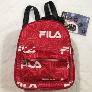 Fila backpack womens red Clearance